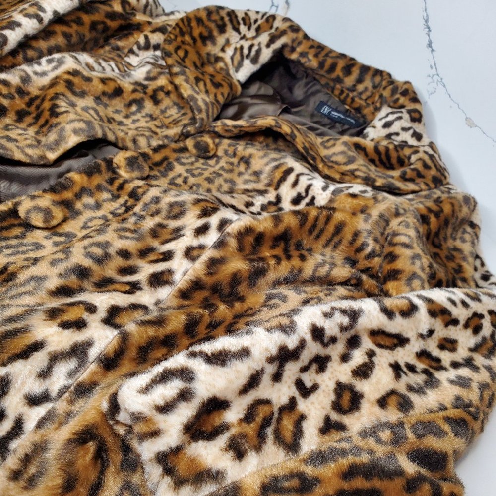 Cheetah Faux Fur Coat